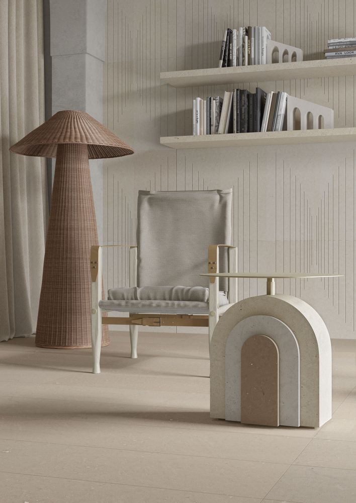 Coffee tables - Arco (iron coffee table) - PIMAR ITALIAN LIMESTONE SPECIALIST