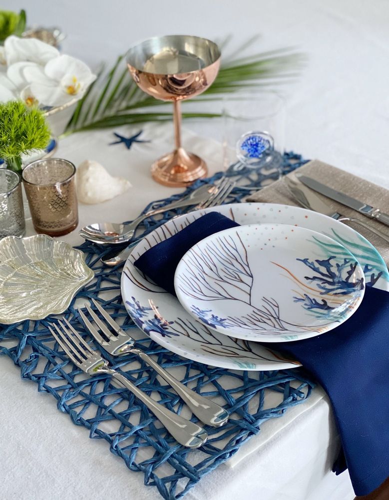 Assiettes au quotidien - Collection marine - FERN&CO.