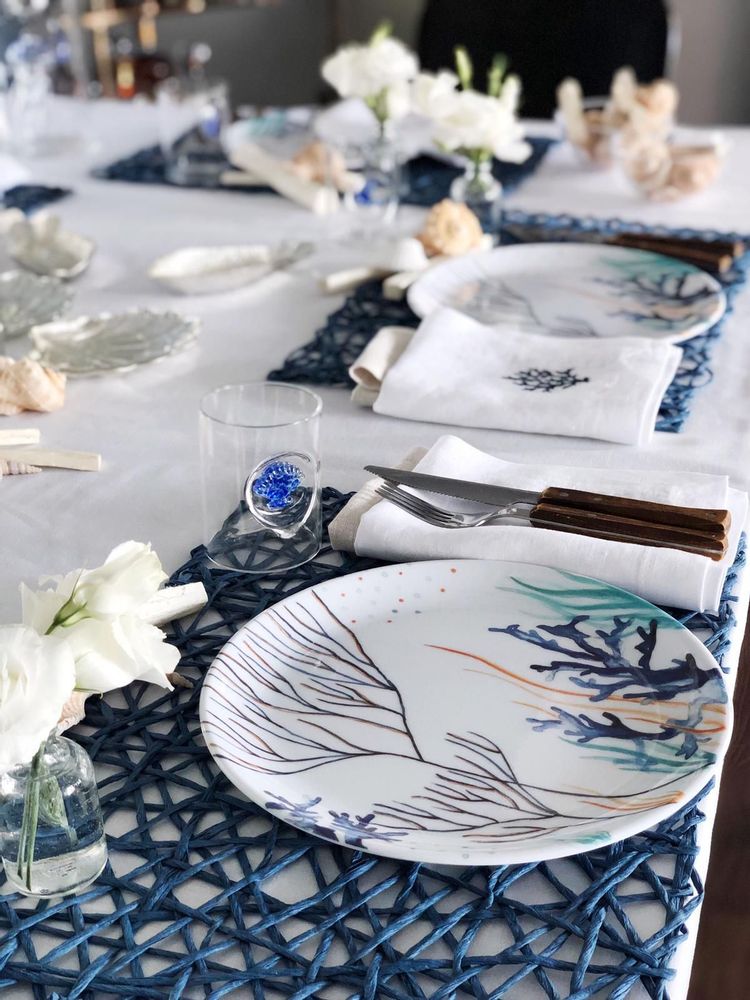 Assiettes au quotidien - Collection marine - FERN&CO.