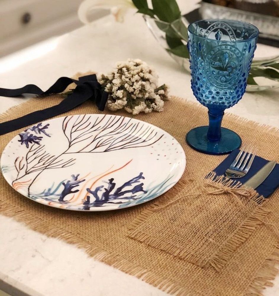 Assiettes au quotidien - Collection marine - FERN&CO.