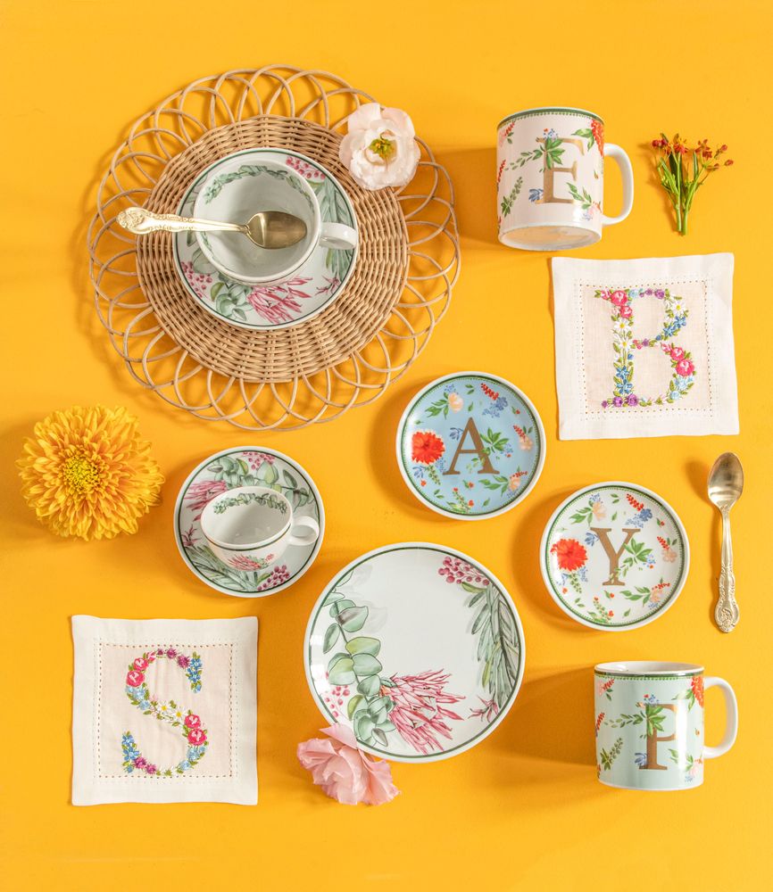 Everyday plates - Lim Fleur Collection - FERN&CO.