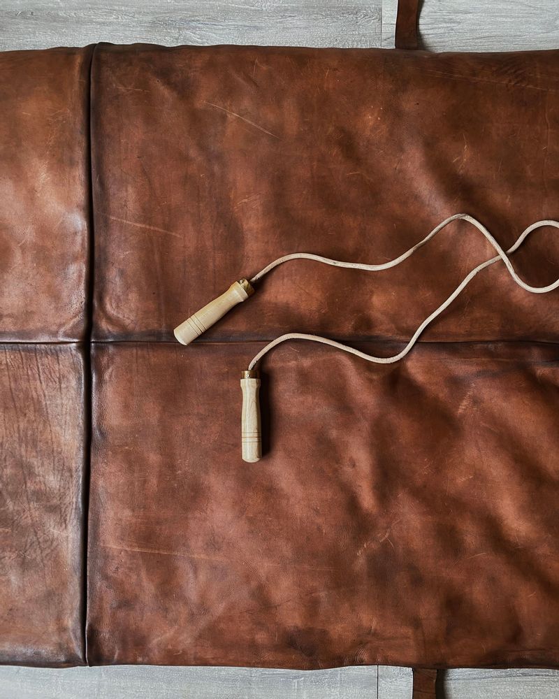 Decorative objects - Leather Gym Mattress 110x175cm - JOHN WOODBRIDGE MAKERS