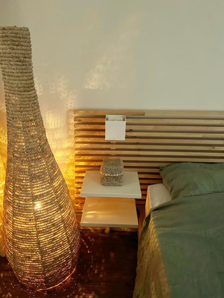 Objets design - Lampe à poser en Sisal (Bali) PLSPP14 - BALINAISA
