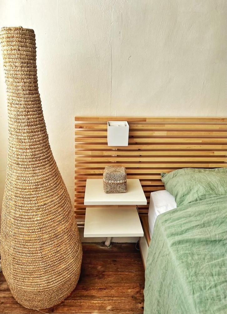 Objets design - Lampe à poser en Sisal (Bali) PLSPP14 - BALINAISA