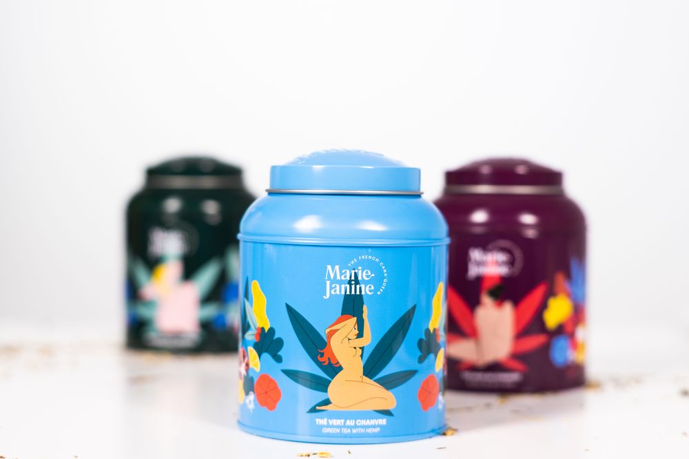 Coffee and tea - Green tea with CBD - MARIE JANINE CBD