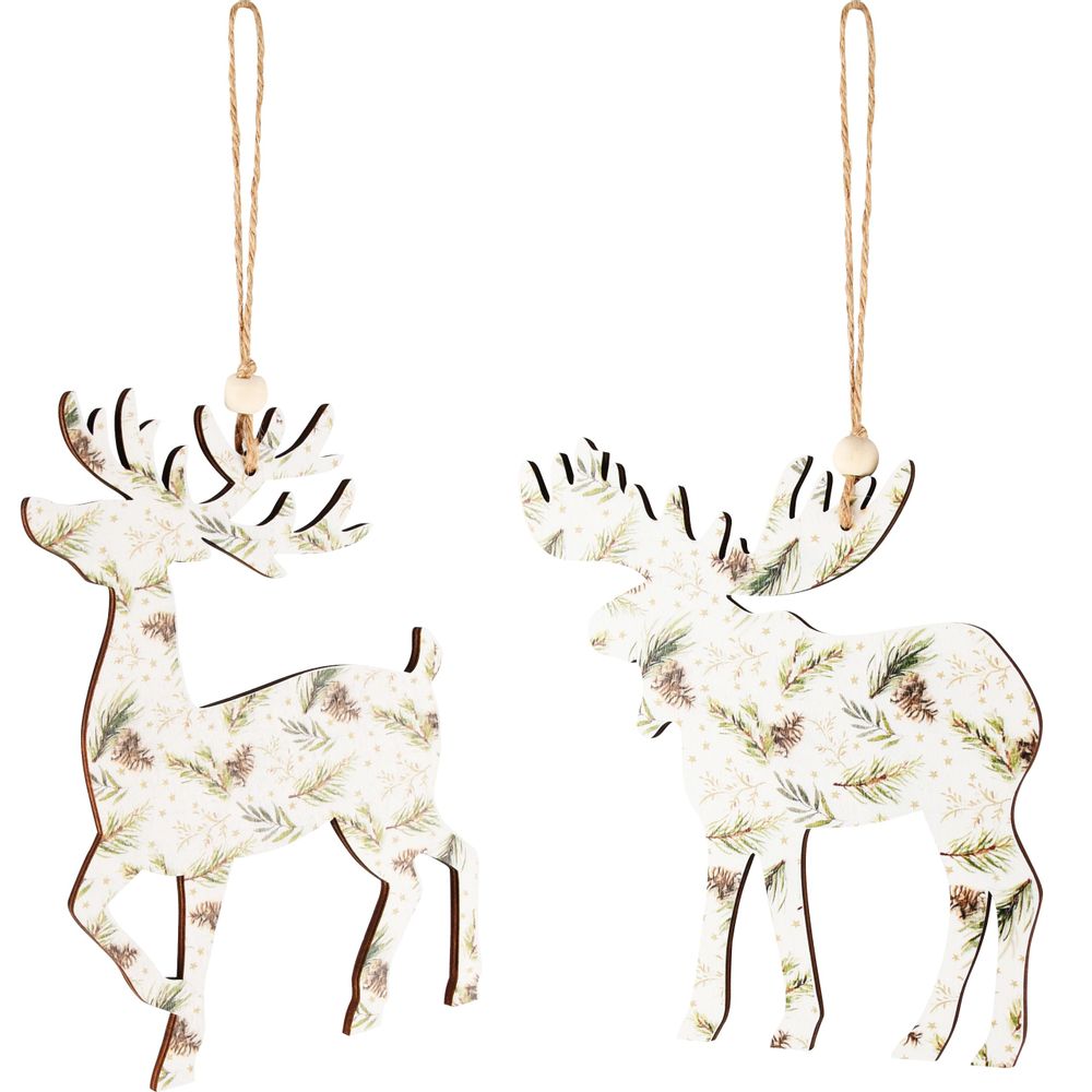 Objets de décoration - Couette de Neige - Rennes naturels - DEKORATIEF