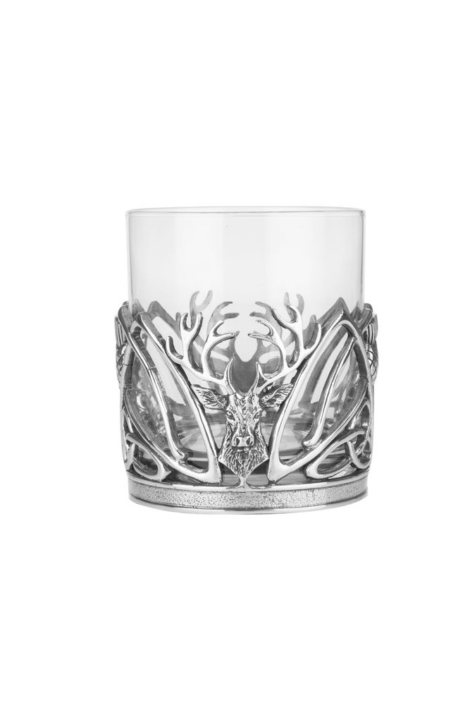 Crystal ware - Highland Cow Whisky Tumbler - A E WILLIAMS (EST 1779) LTD