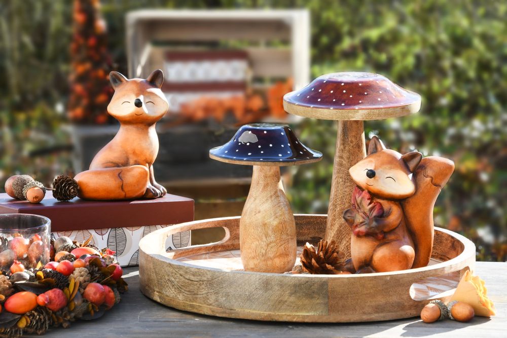 Objets de décoration - Lueur de Couleurs - Renards d'Automne - DEKORATIEF