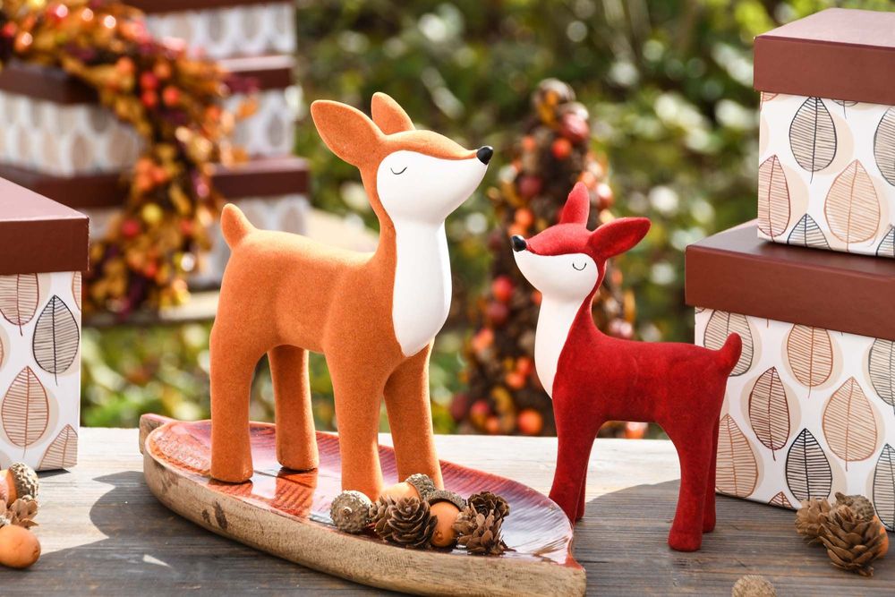 Objets de décoration - Lueur de Couleurs - Renards d'Automne - DEKORATIEF
