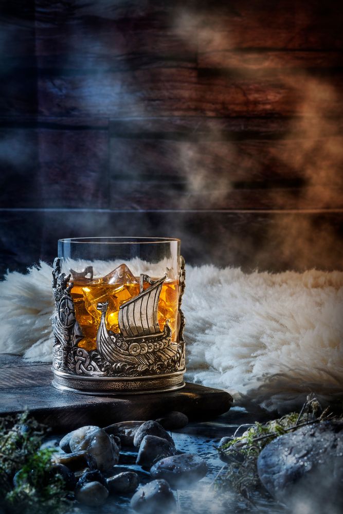 Crystal ware - Viking whiskey glass - A E WILLIAMS (EST 1779) LTD