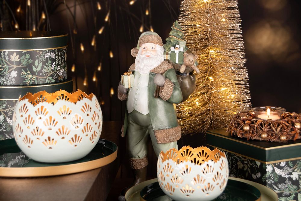 Objets de décoration - Hiver Chaleureux - Sage Santa - DEKORATIEF
