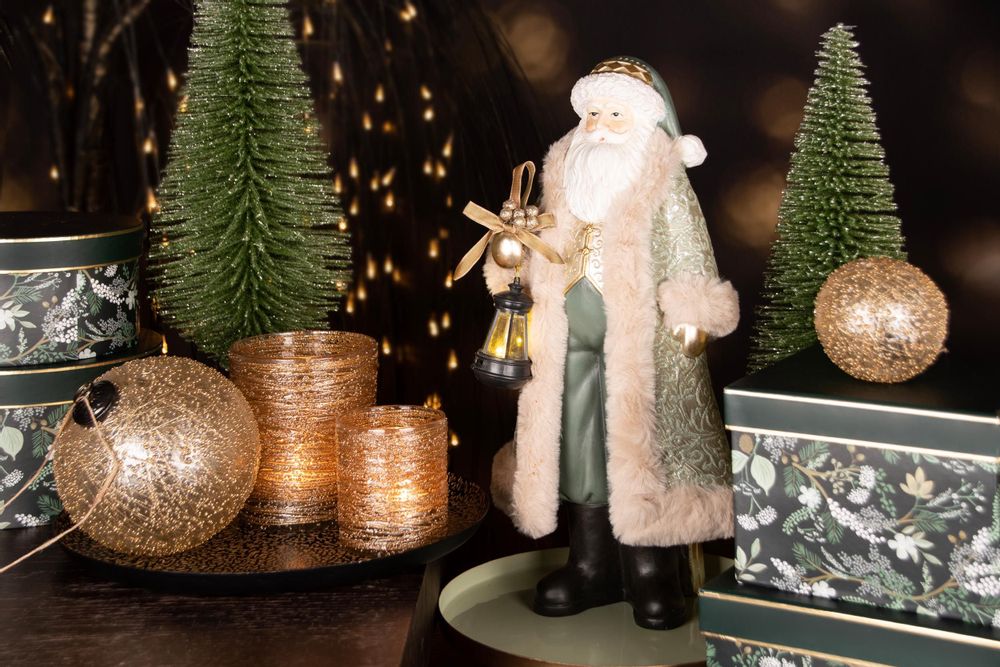 Objets de décoration - Hiver Chaleureux - Sage Santa - DEKORATIEF