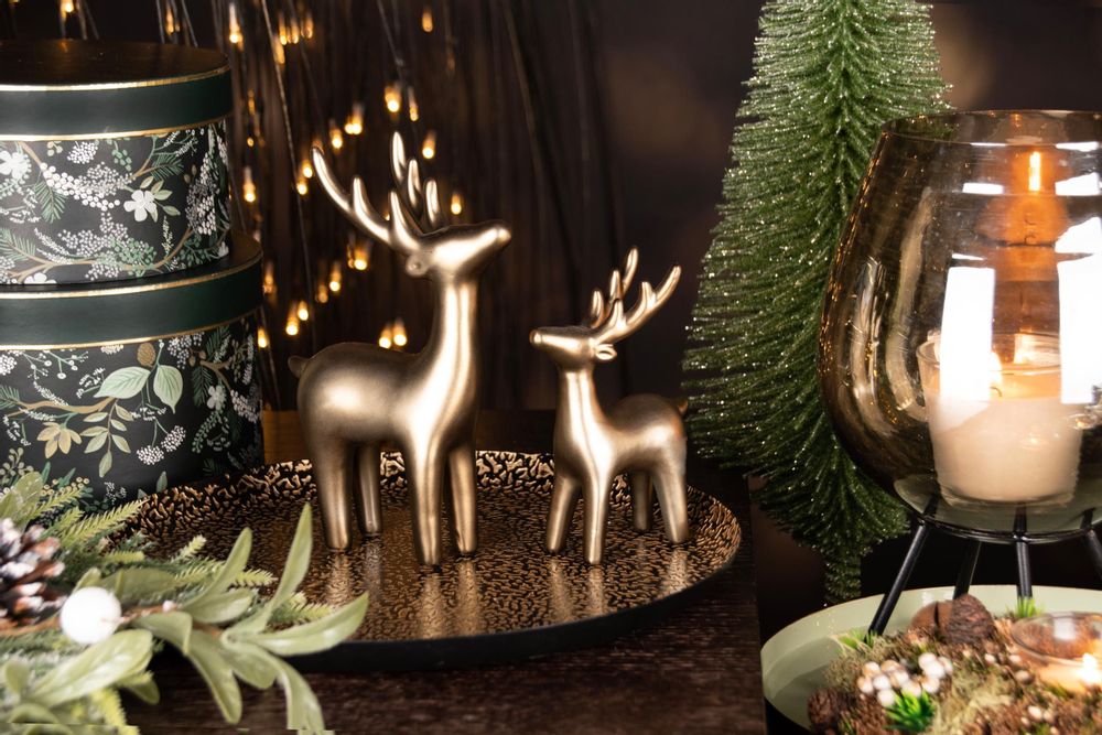 Decorative objects - Hiver Chaleureux - Bronze Deer - DEKORATIEF