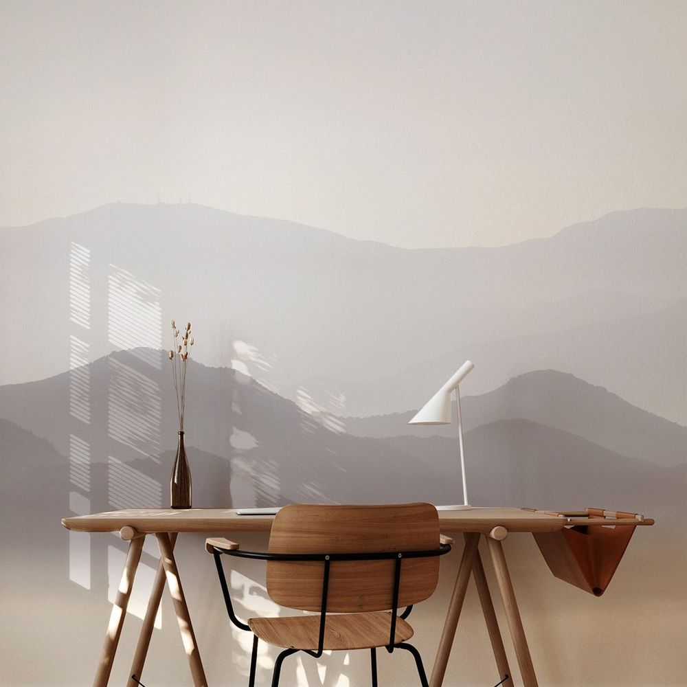 Autres décorations murales - Papier Peint Panoramique Misty Mountains - ACTE-DECO
