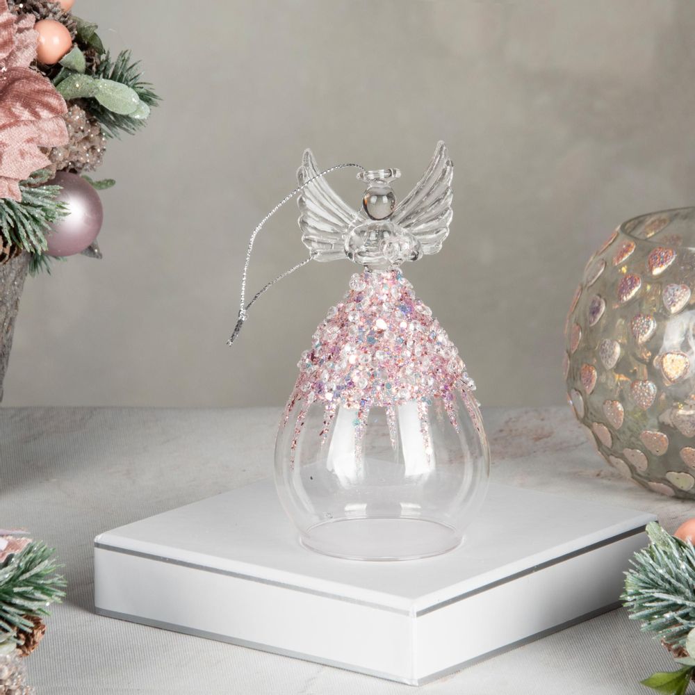 Objets de décoration - Glow with the Flow - Anges en Verre - DEKORATIEF