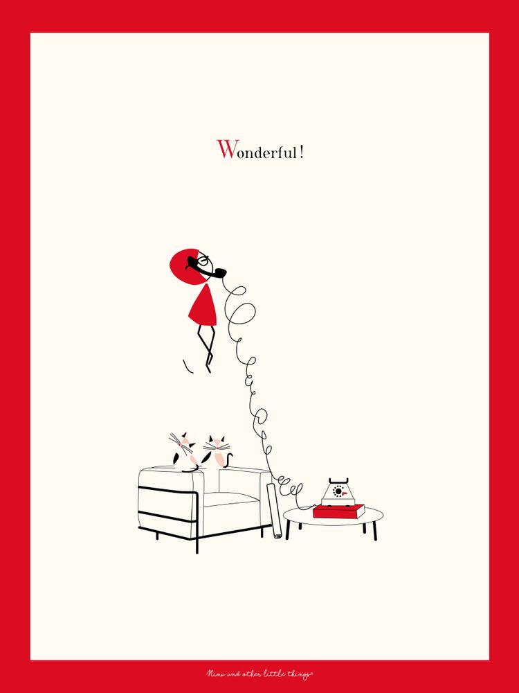 Produits sous licence - Affiches NINA 11 à 15 - NINA & CAPUCINE DESIGN