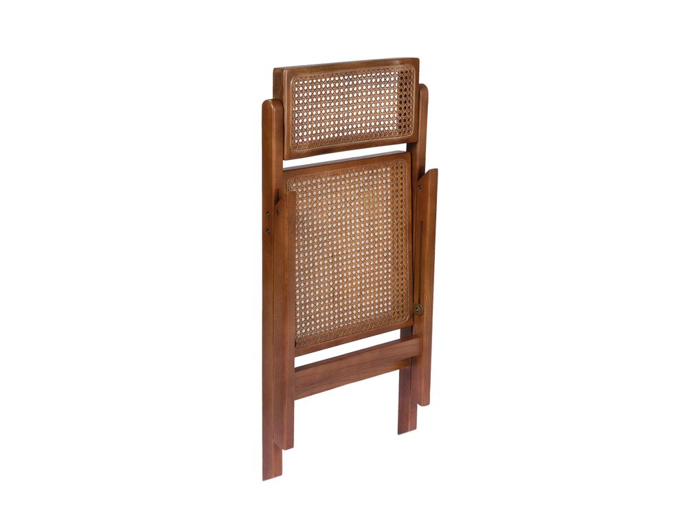 Chaises - Chaise pliante en bois d'orme, brun foncé MU23008 - ANDREA HOUSE