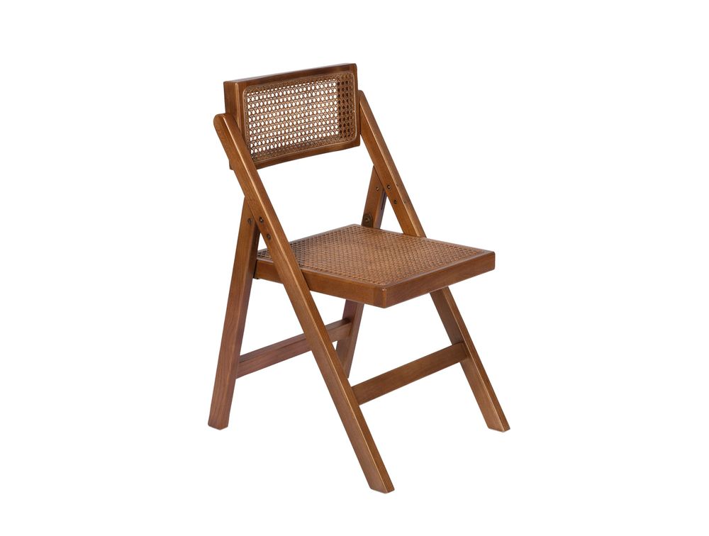 Chaises - Chaise pliante en bois d'orme, brun foncé MU23008 - ANDREA HOUSE