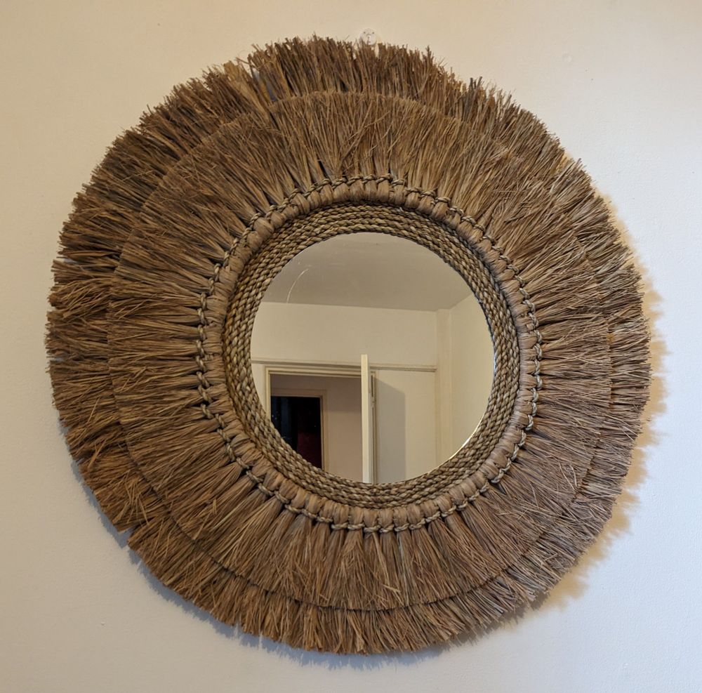 Mirrors - Sisal and Seagrass Natural Mirror (Bali) - 60 - BALINAISA