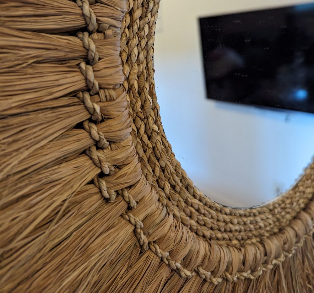 Mirrors - Sisal and Seagrass Natural Mirror (Bali) - 60 - BALINAISA