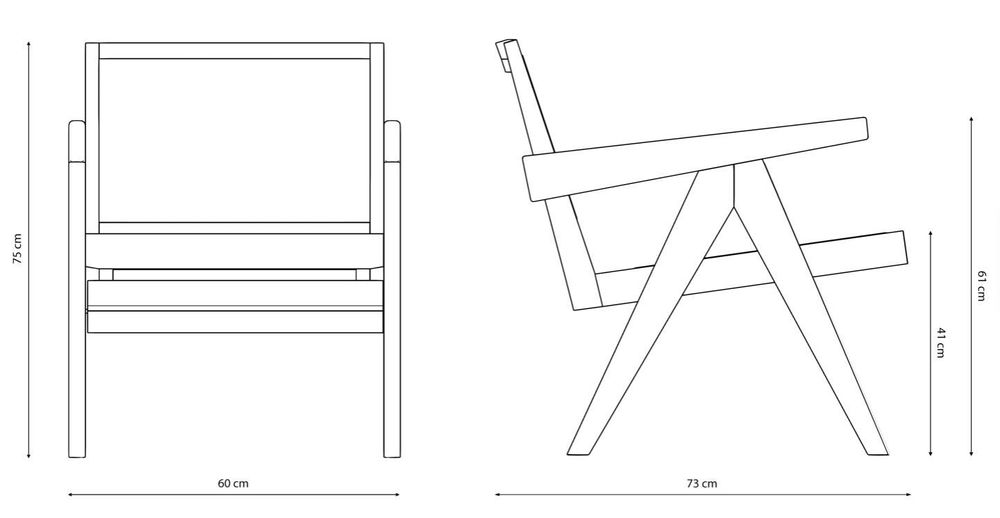 Fauteuils pour collectivités - Fauteuil Easy Lounge - Brun Foncé - DETJER®