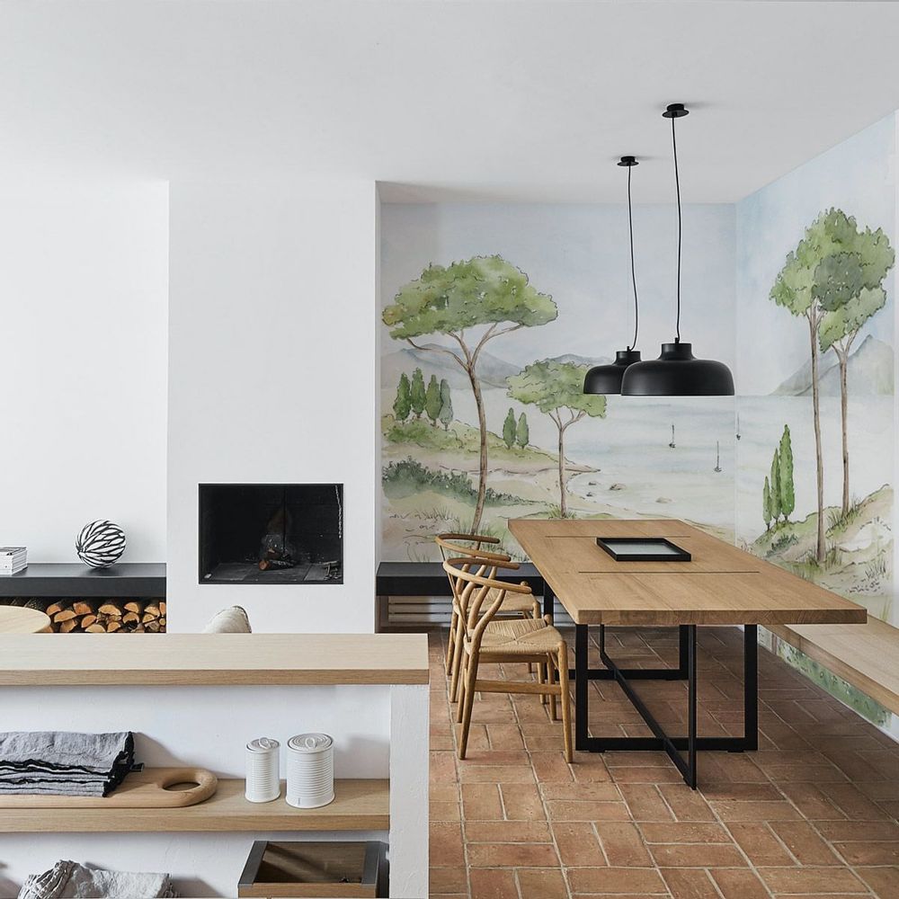 Autres décorations murales - Papier Peint Panoramique Paysage de Côtes d'Azur - ACTE-DECO