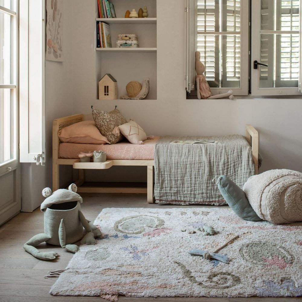 Soft toy - Basket Fred the Frog - LORENA CANALS