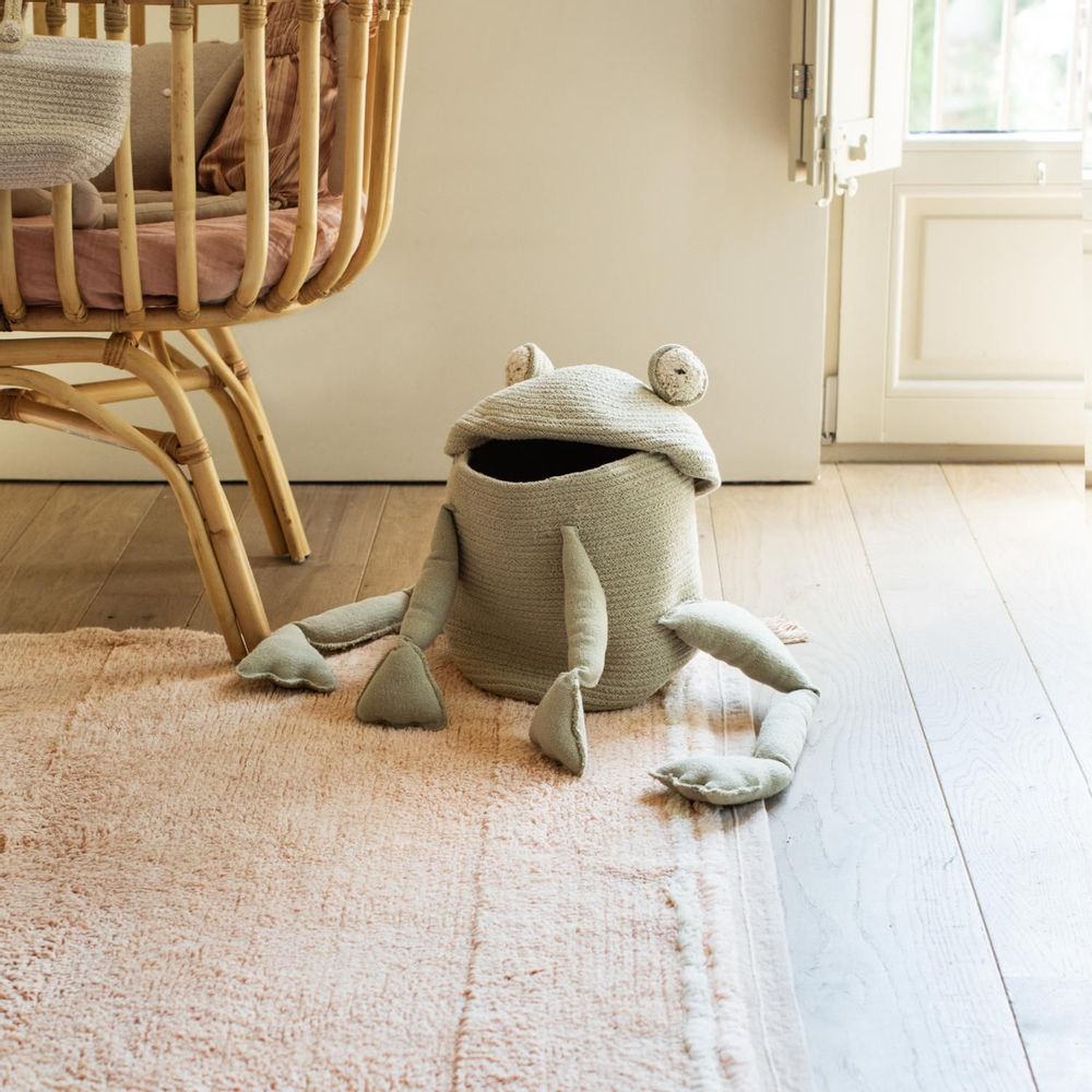 Soft toy - Basket Fred the Frog - LORENA CANALS