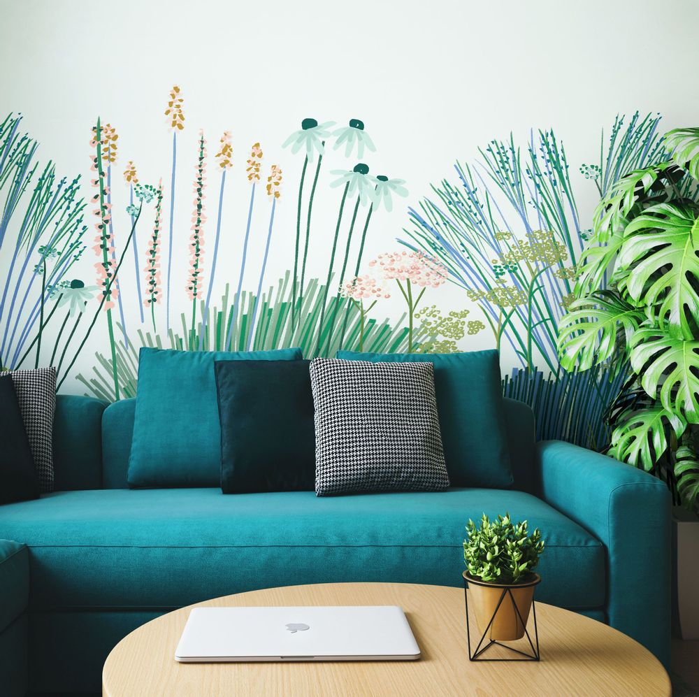 Autres décorations murales - Papier Peint Panoramique Jardin à l'anglaise - ACTE-DECO