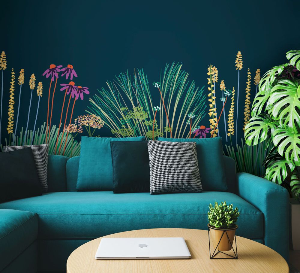 Autres décorations murales - Papier Peint Panoramique Jardin à l'anglaise - ACTE-DECO