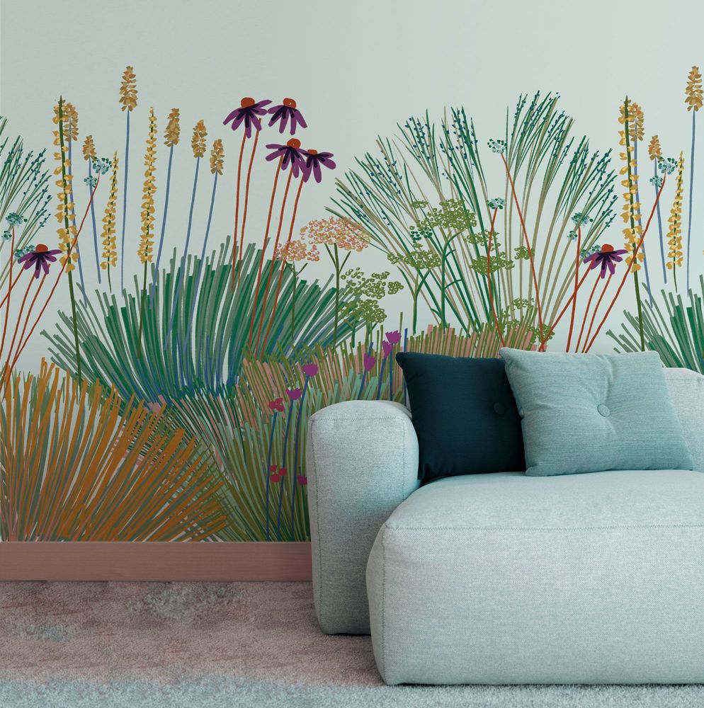 Autres décorations murales - Papier Peint Panoramique Jardin à l'anglaise - ACTE-DECO