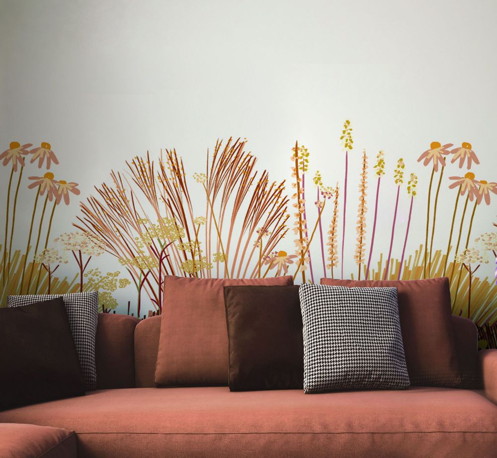 Autres décorations murales - Papier Peint Panoramique Jardin à l'anglaise - ACTE-DECO