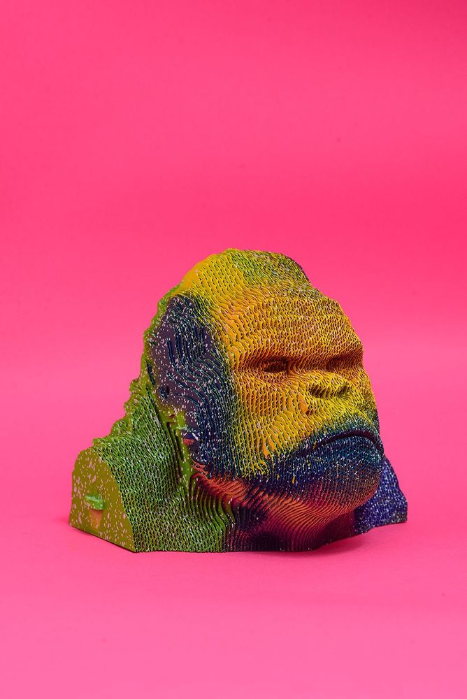 Cadeaux - Puzzle 3D en carton GORILLA - CARTONIC