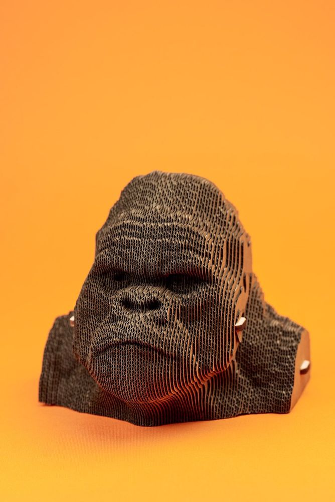 Cadeaux - Puzzle 3D en carton GORILLA - CARTONIC