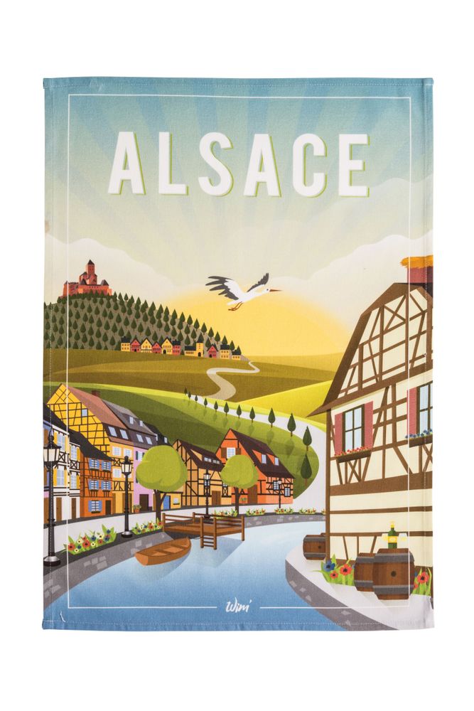 Torchons textile - WIM - Alsace / Torchon imprimé - COUCKE
