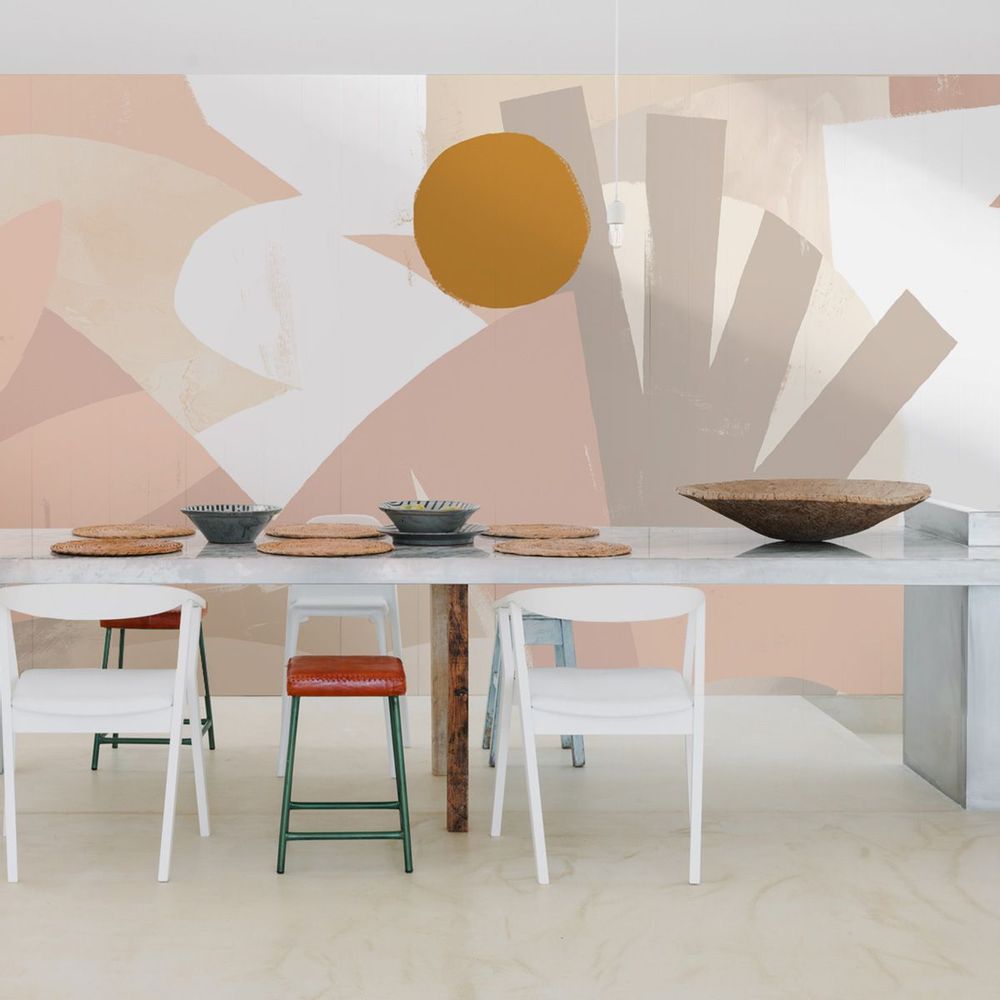 Other wall decoration - Valiant Circle Panoramic Wallpaper - ACTE-DECO