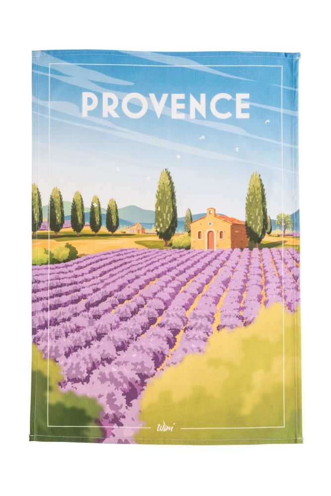 Torchons textile - WIM'® Provence - Torchon en coton imprimé - COUCKE