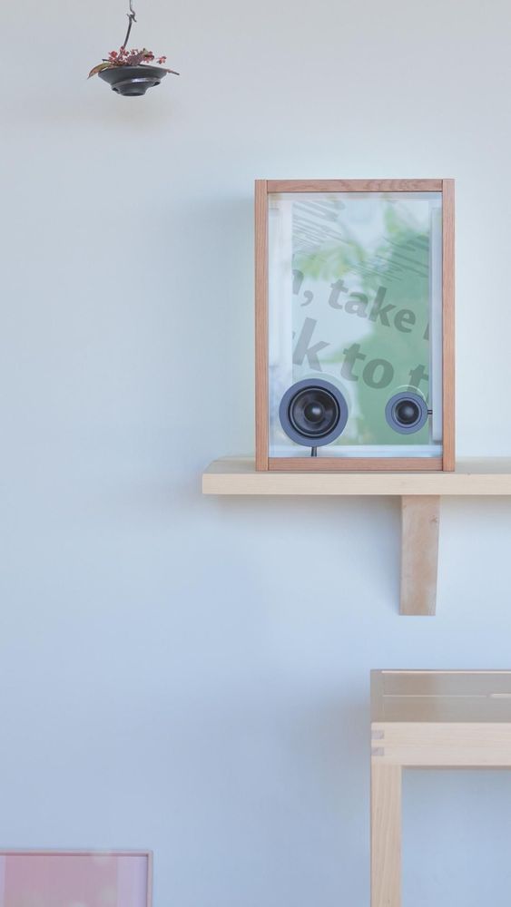 Solutions acoustiques - COTODAMA" SPEAKER BOX  (Karimoku) - COTODAMA