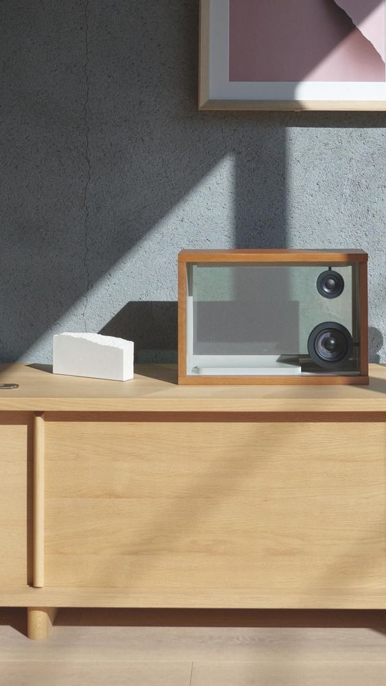 Solutions acoustiques - COTODAMA" SPEAKER BOX  (Karimoku) - COTODAMA