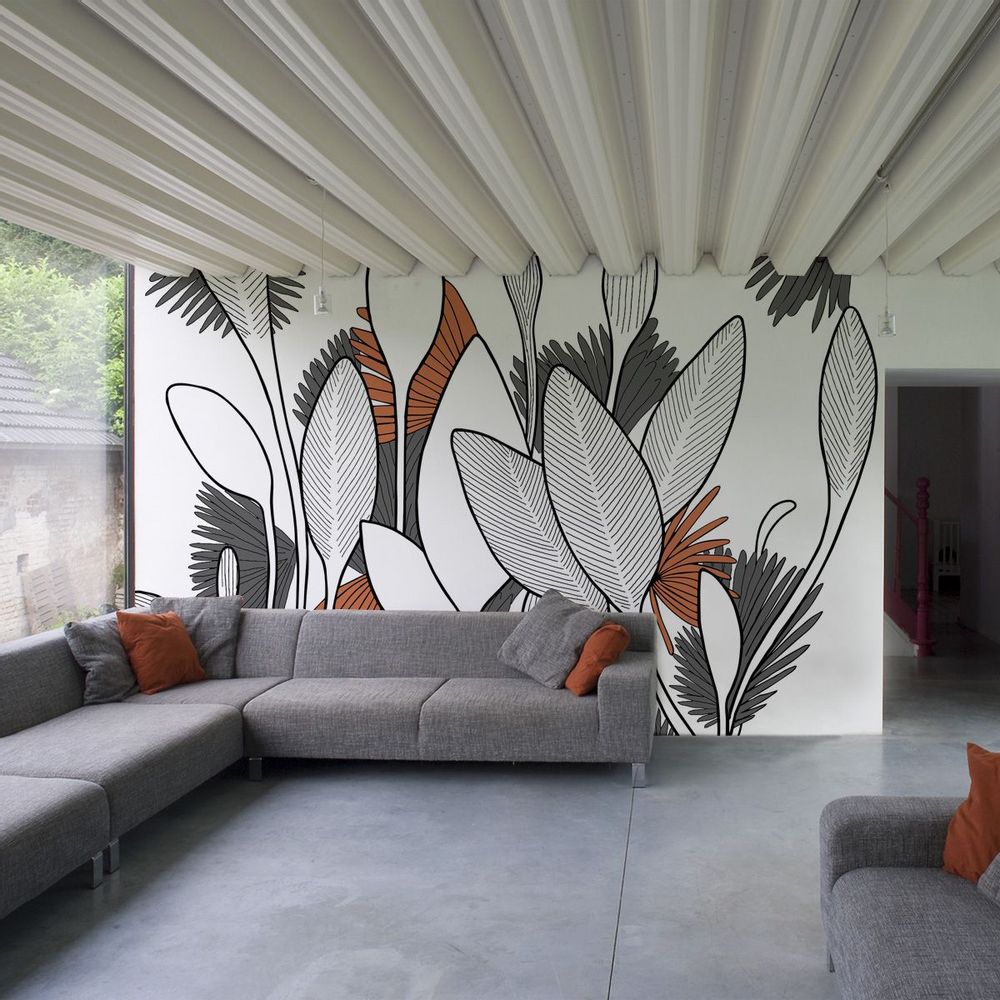 Tapisseries - Papier Peint Panoramique Végétal - ACTE-DECO