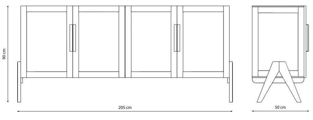 Sideboards - Storage Dressoir - Dark Brown - DETJER®