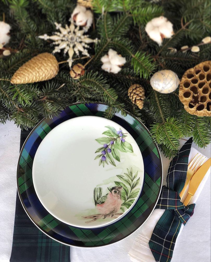 Formal plates - Wintertale Collection - FERN&CO.