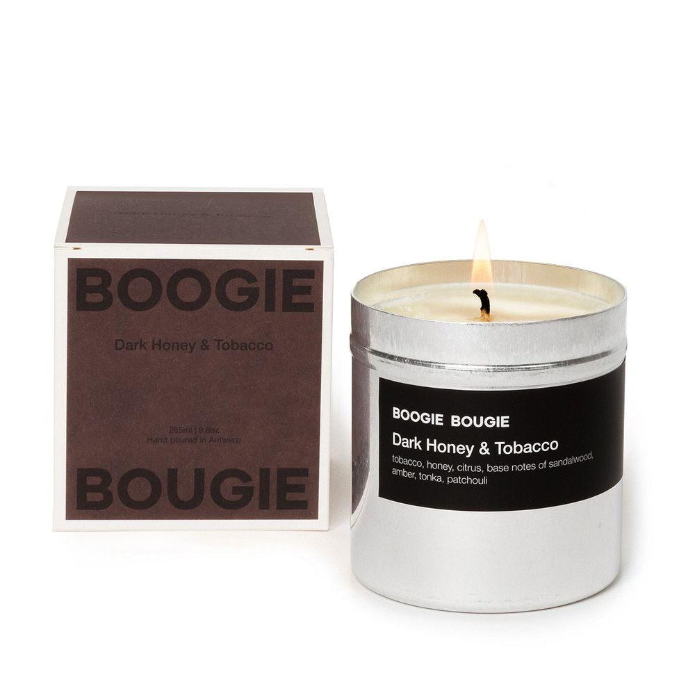 Candles - DARK HONEY & TOBACCO I Scented candle, 285grs - BOOGIE BOUGIE