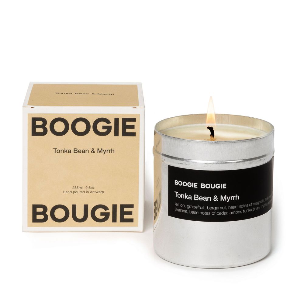 Bougies - Bougie parfumée TONKA BEAN & MYRRH I Bougie parfumée, 285 grs - BOOGIE BOUGIE