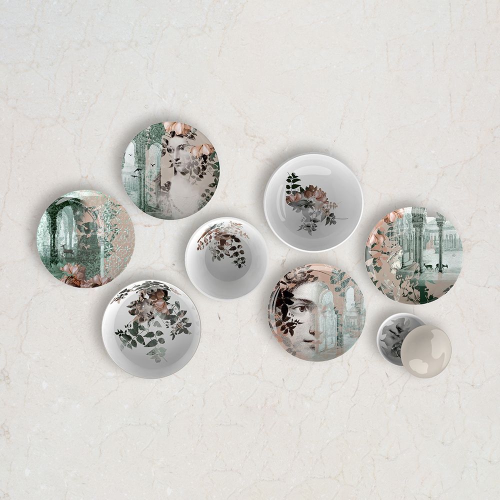 Platter and bowls - YUAN ALHAMBRA - stackable dishes - IBRIDE