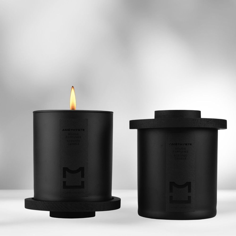 Bougies - AMÉTHYSTE Bougie Parfumée 280 g - MURIEL UGHETTO