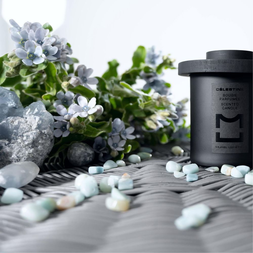 Bougies - CÉLÉSTINE Bougie Parfumée 140 g - MURIEL UGHETTO