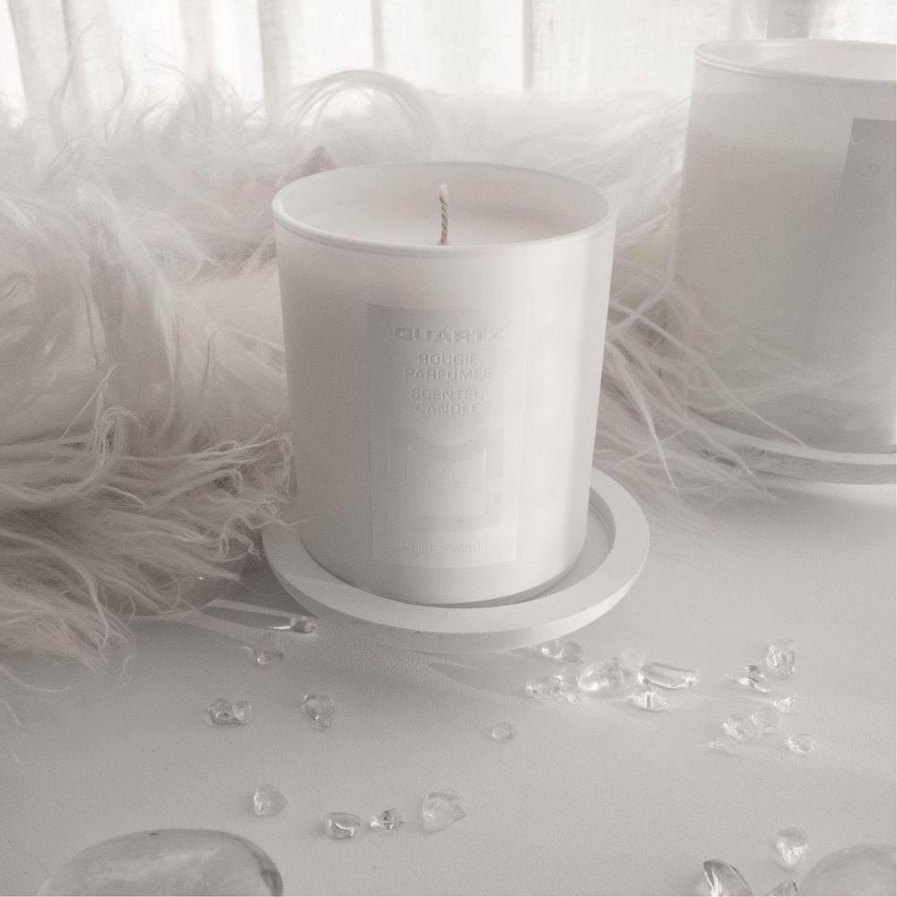 Candles - QUARTZ Scented Candle 140g - MURIEL UGHETTO