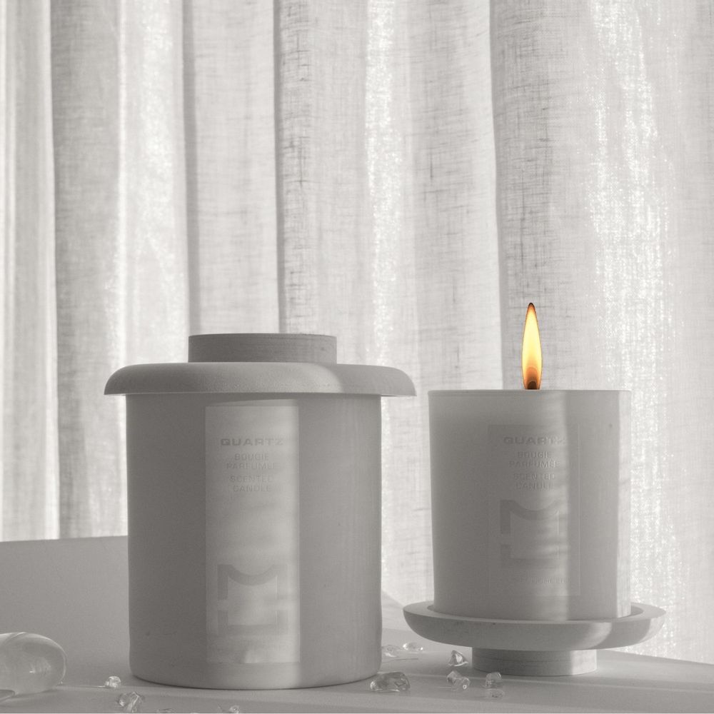 Candles - QUARTZ Scented Candle 280 g - MURIEL UGHETTO