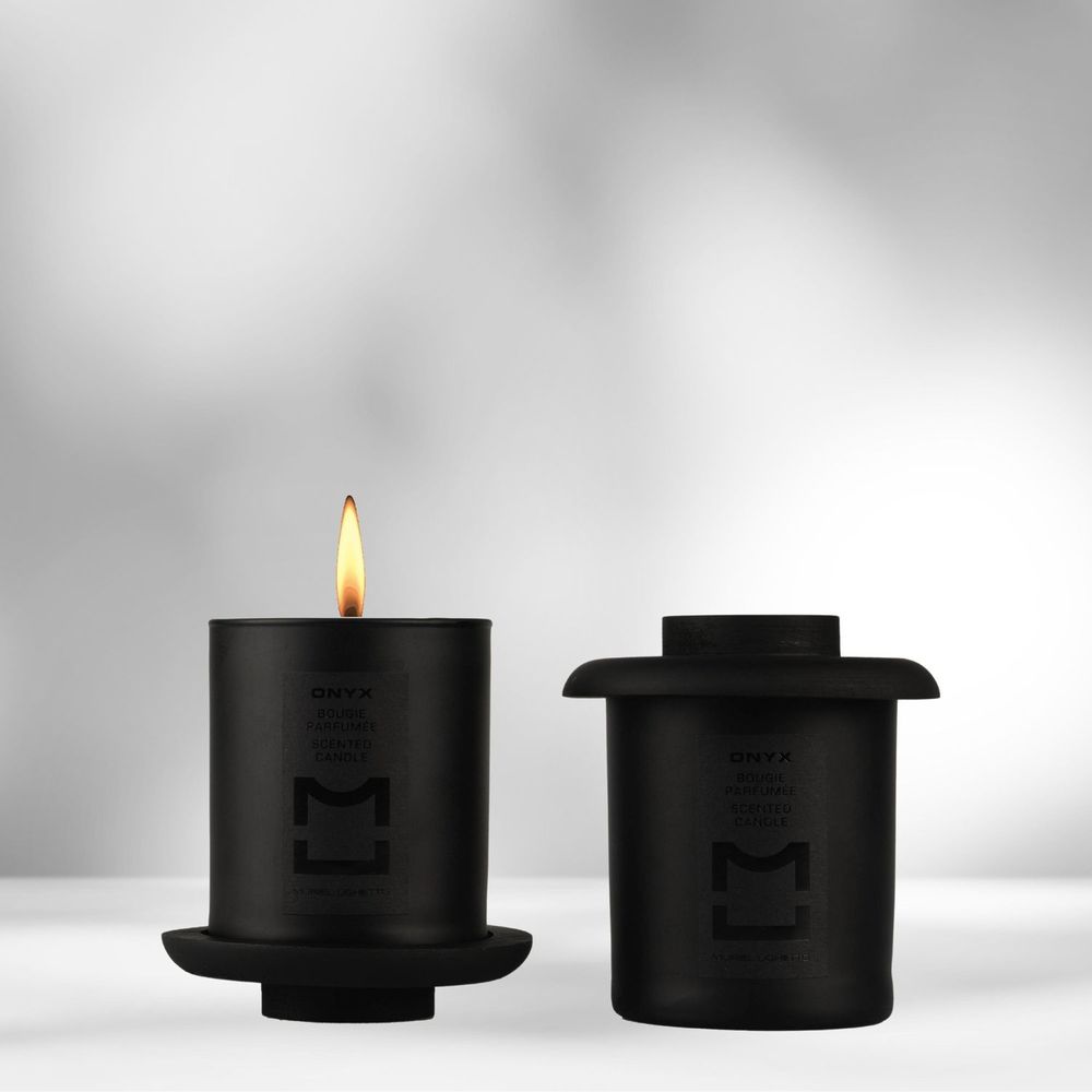 Bougies - ONYX Bougie Parfumée 140 g - MURIEL UGHETTO
